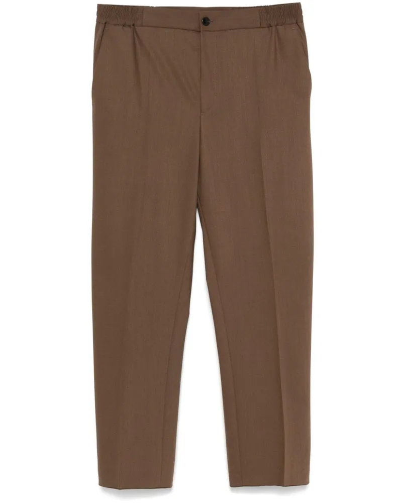 HUGO BOSS Hose mit elastischem Bund - Braun Braun