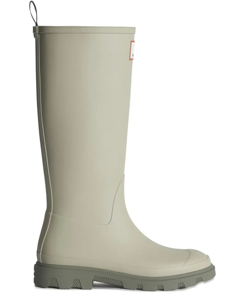 Kitsuné x Hunter Downpour hohe Regenstiefel - Grün Grün