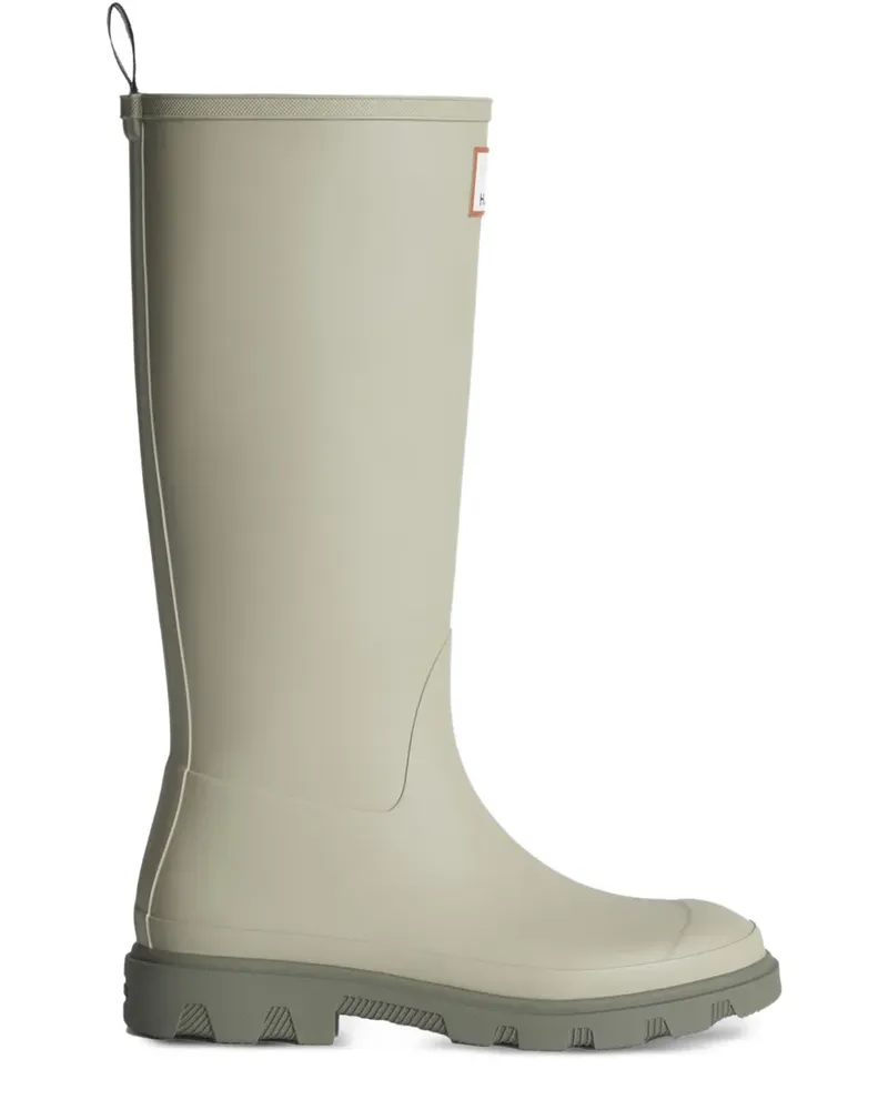 Kitsuné x Hunter Downpour hohe Regenstiefel - Grün Grün