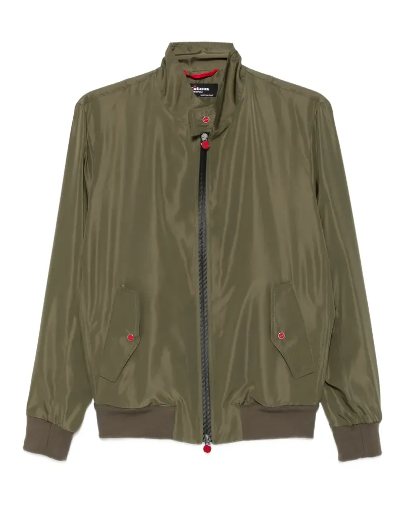 Kiton zip-up bomber jacket - Grün Grün