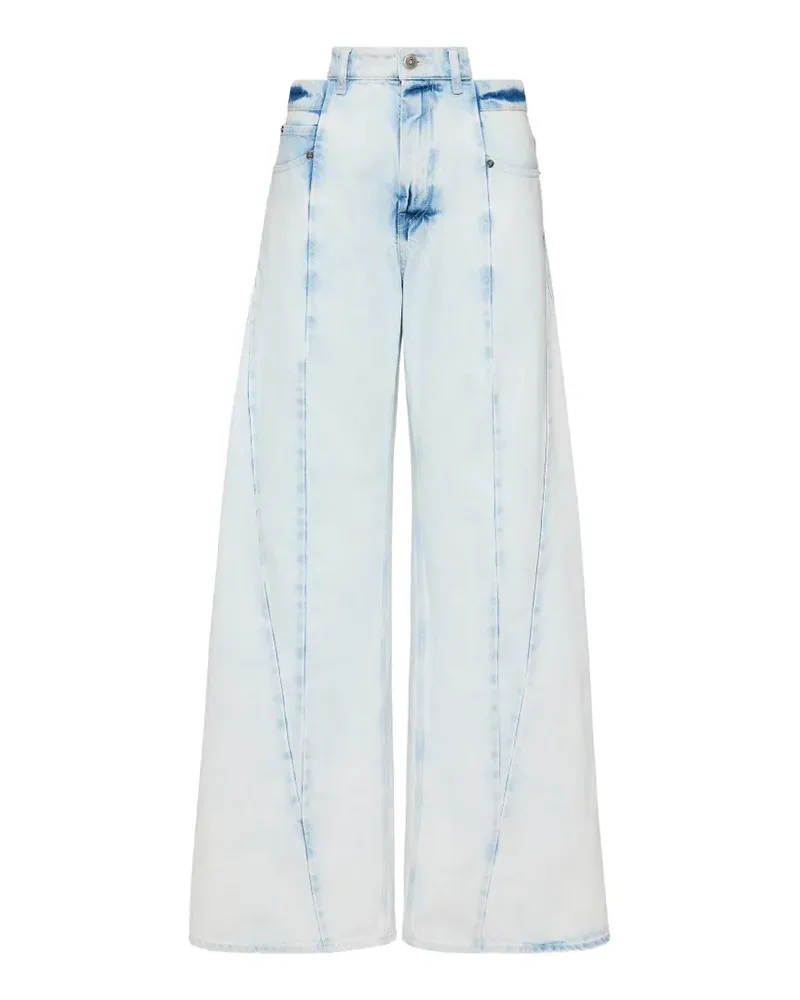Maison Margiela Spliced Jeans mit abgerundeten Nähten - Blau Blau