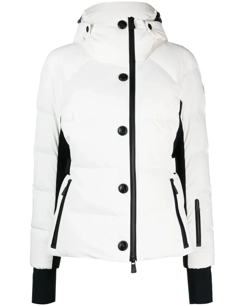 Moncler Daunenjacke in Colour-Block-Optik - Weiß Weiß