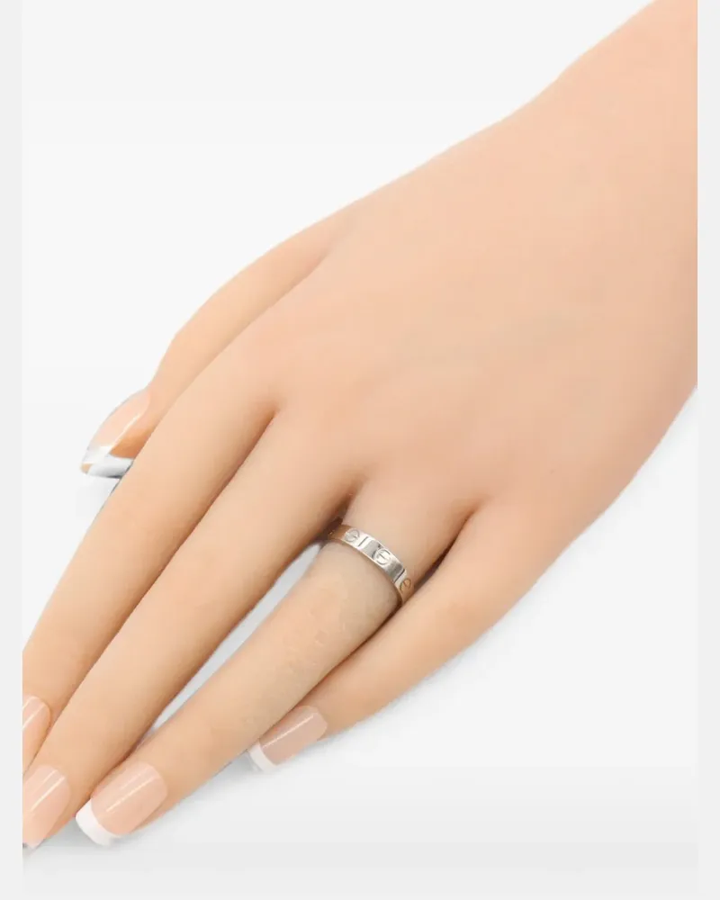 Cartier 2010s mini Love ring - Silber Silber