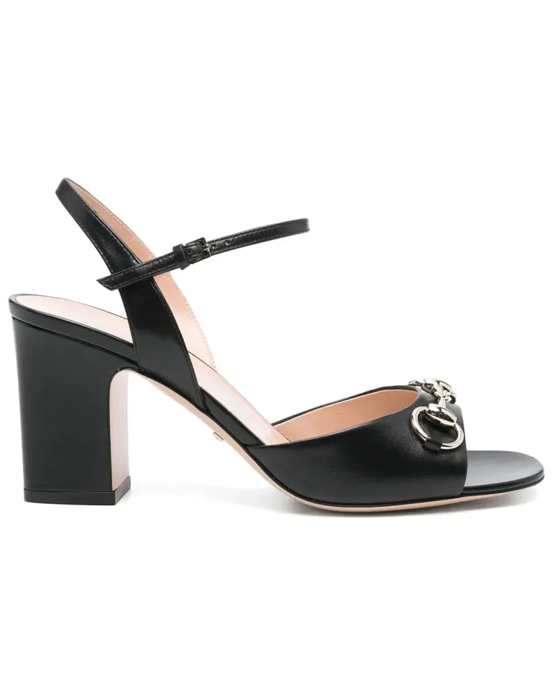 Gucci Horsebit Sandalen 75mm - Schwarz Schwarz