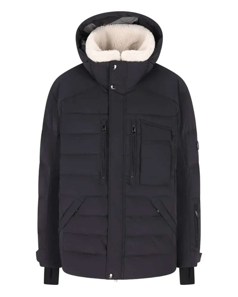 Bogner hooded quilted jacket - Schwarz Schwarz