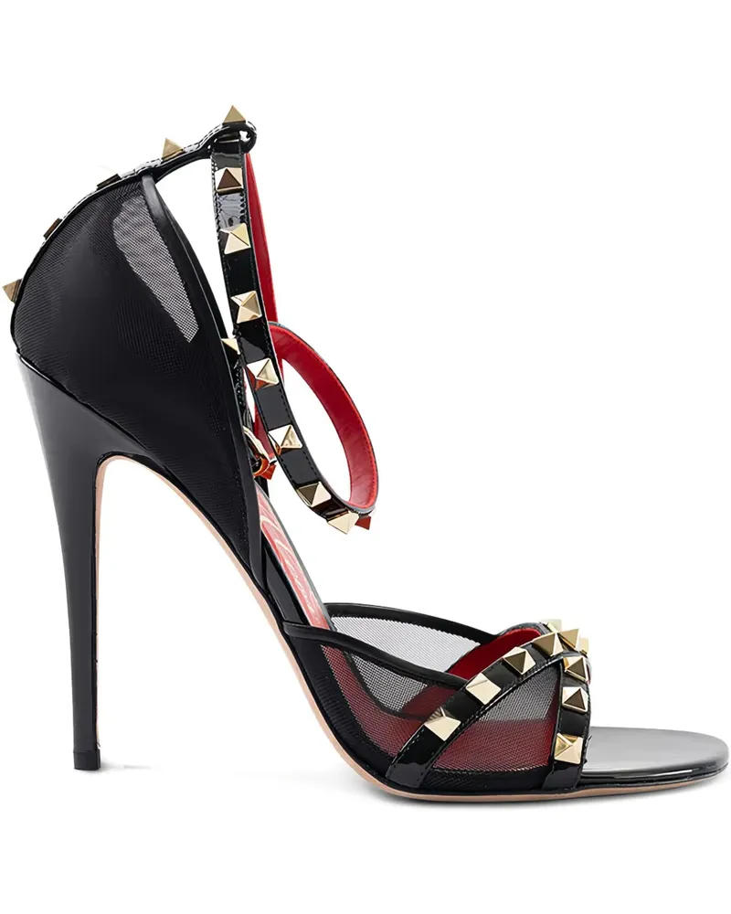 Valentino Garavani studded-embellishment sandals - Schwarz Schwarz