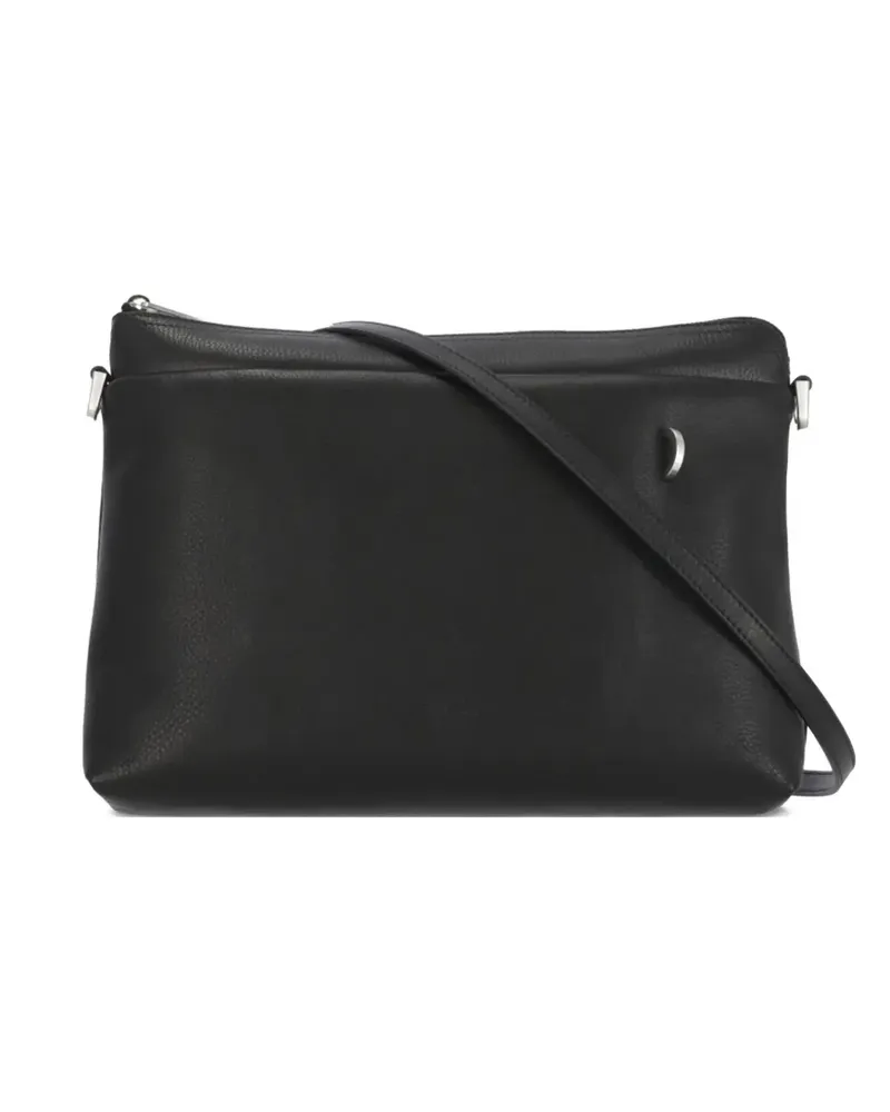 Rick Owens Adri Schultertasche mit Reißverschluss - Schwarz Schwarz