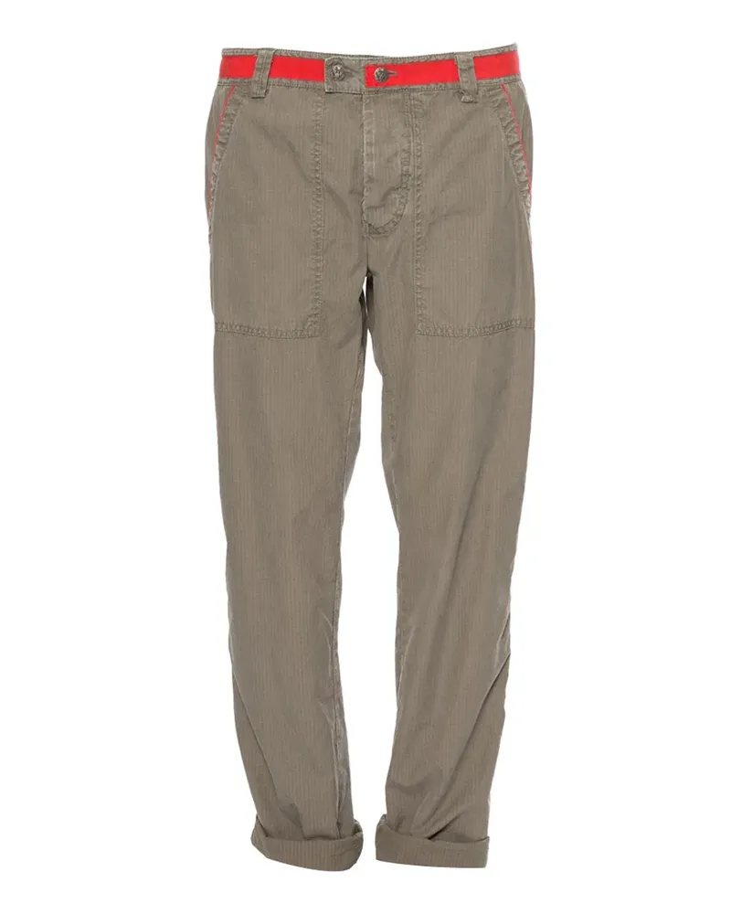 HISTORY REPEATS ripstop patch trousers - Grün Grün