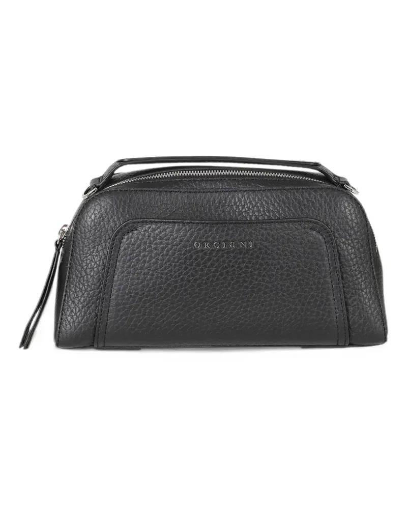 Orciani The Address 26 Soft logo-plaque tote bag - Schwarz Schwarz