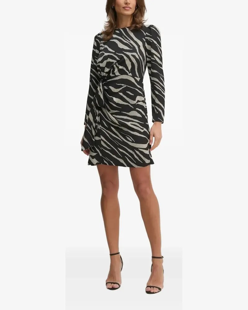 DKNY Minikleid mit Puffärmeln - Schwarz Schwarz