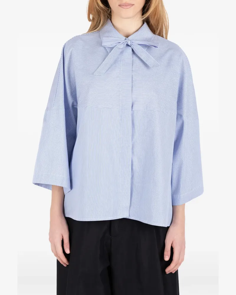Société Anonyme Sakamoto striped shirt - Blau Blau
