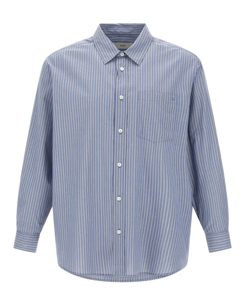 Dunst striped long-sleeve shirt - Blau Blau