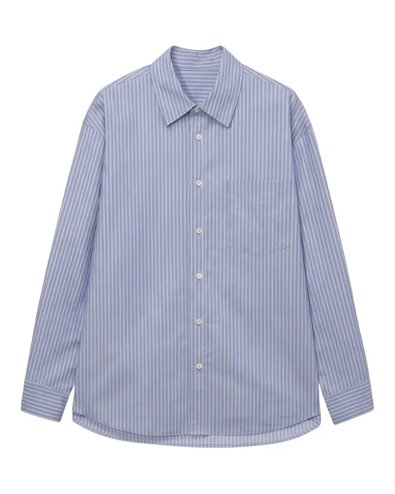 Dunst striped long-sleeve shirt - Blau Blau