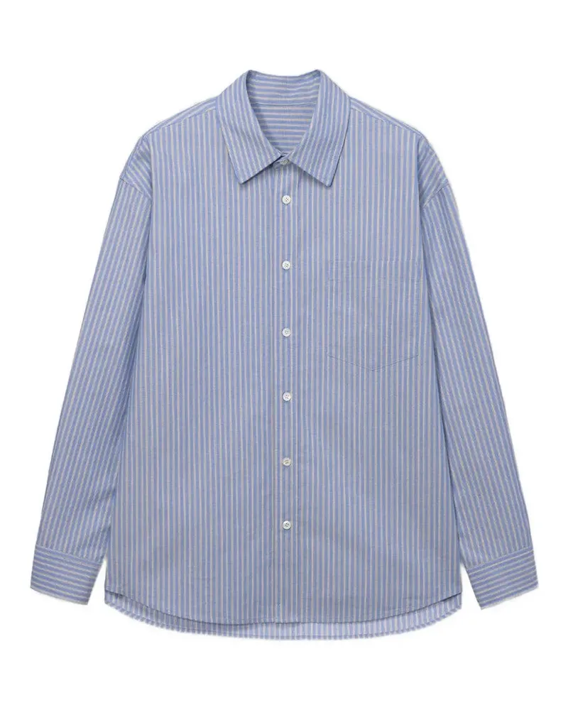 Dunst striped long-sleeve shirt - Blau Blau