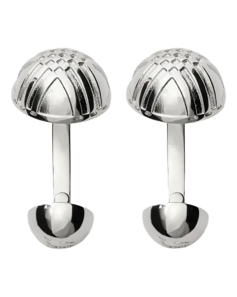 Burberry Gravierte Manschettenknöpfe - Silber Silber