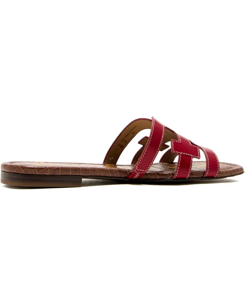 Sam Edelman Flache Sandalen mit Cut-Out - Rot Rot