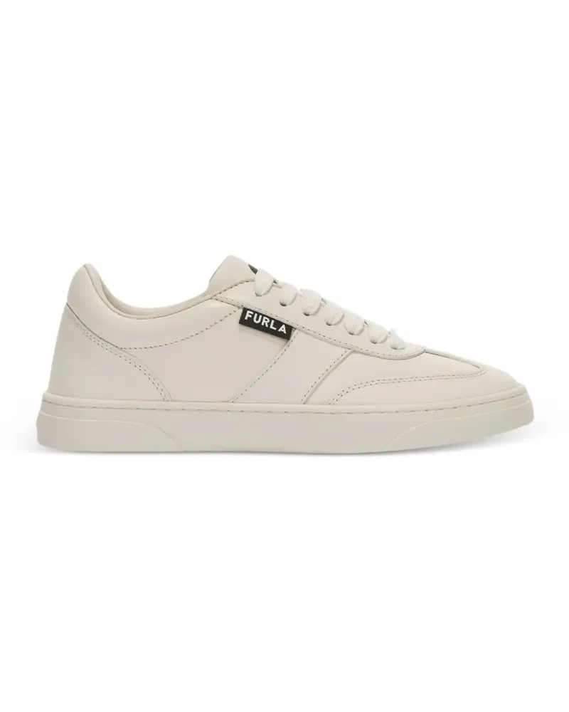 Furla Step leather sneakers - Weiß Weiß