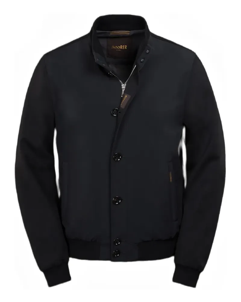 MOORER FIDANI-JKR buttoned bomber jacket - Schwarz Schwarz