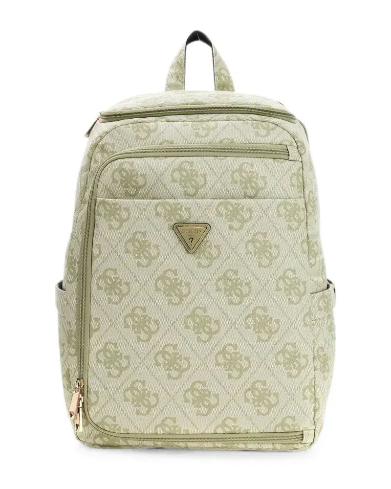 Guess Rucksack mit Logo-Print - Grün Grün