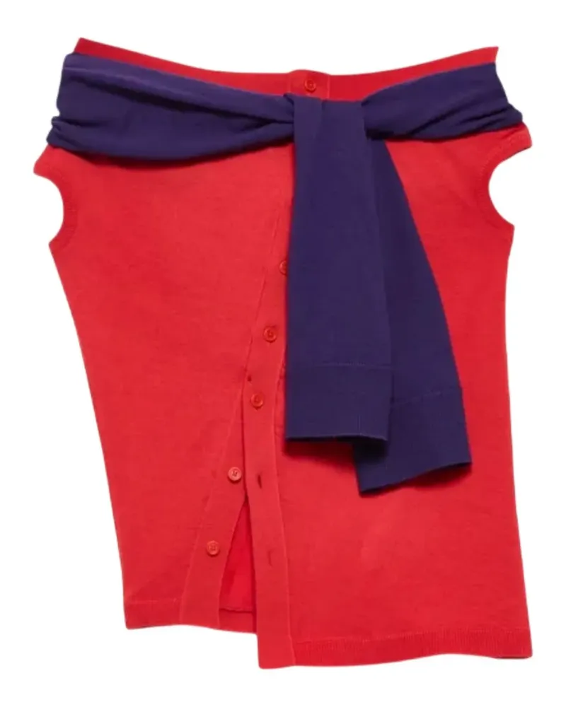 J.W.Anderson Oberteil im Layering-Look - Rot Rot