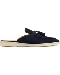 Scarosso Lucrezia Mules aus Wildleder Blau