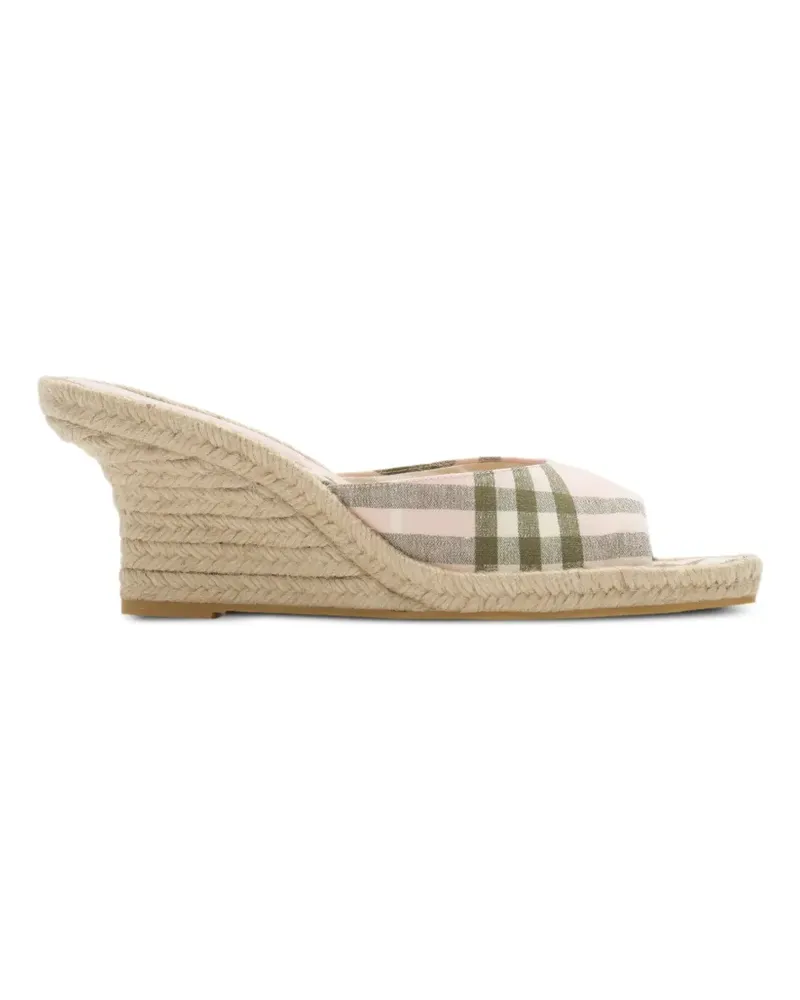 Burberry Check Mews Espadrilles​ - Rosa Rosa