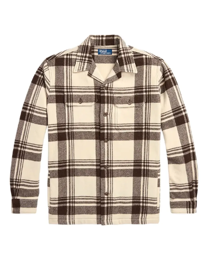 Ralph Lauren Kariertes Hemd mit Knöpfen - Nude Nude