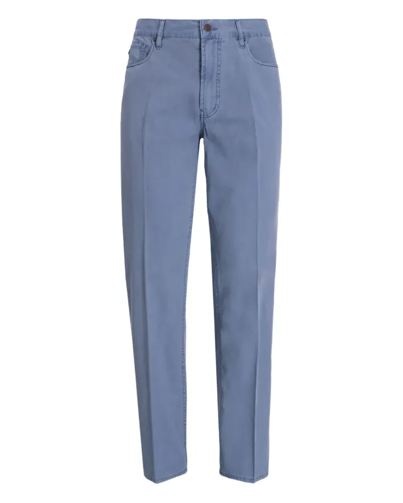 Emporio Armani Hose aus Baumwolle - Blau Blau