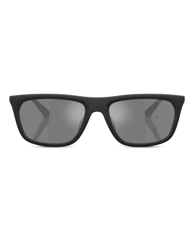 Emporio Armani Verspiegelte Sonnenbrille - Schwarz Schwarz