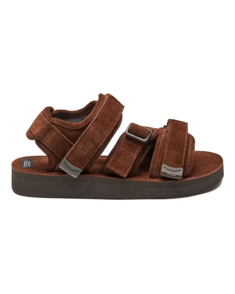 SUICOKE Kisee Sandalen mit Klettverschluss - Braun Braun