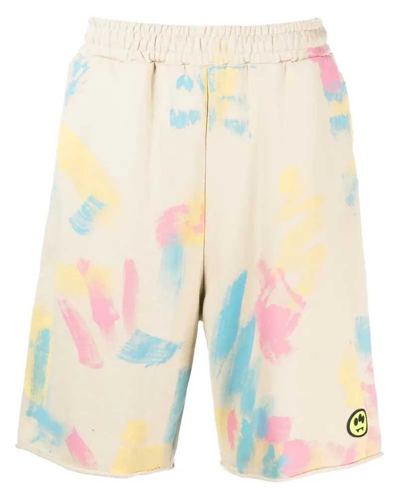 BARROW Shorts mit Batikmuster - Nude Nude
