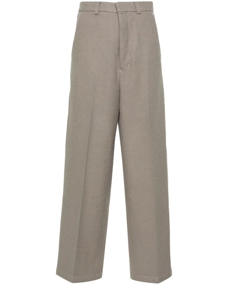 AMI Paris Hose mit weitem Bein - Nude Nude