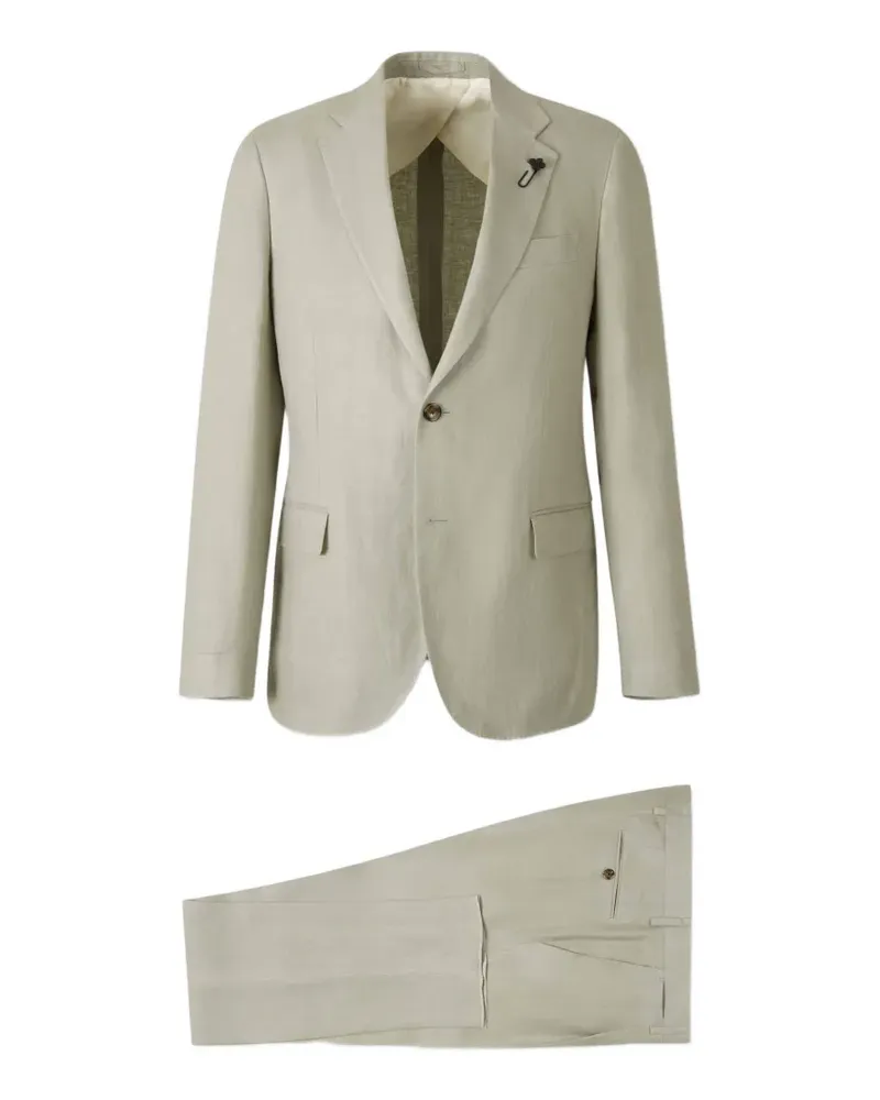 LARDINI single-breasted suit - Nude Nude