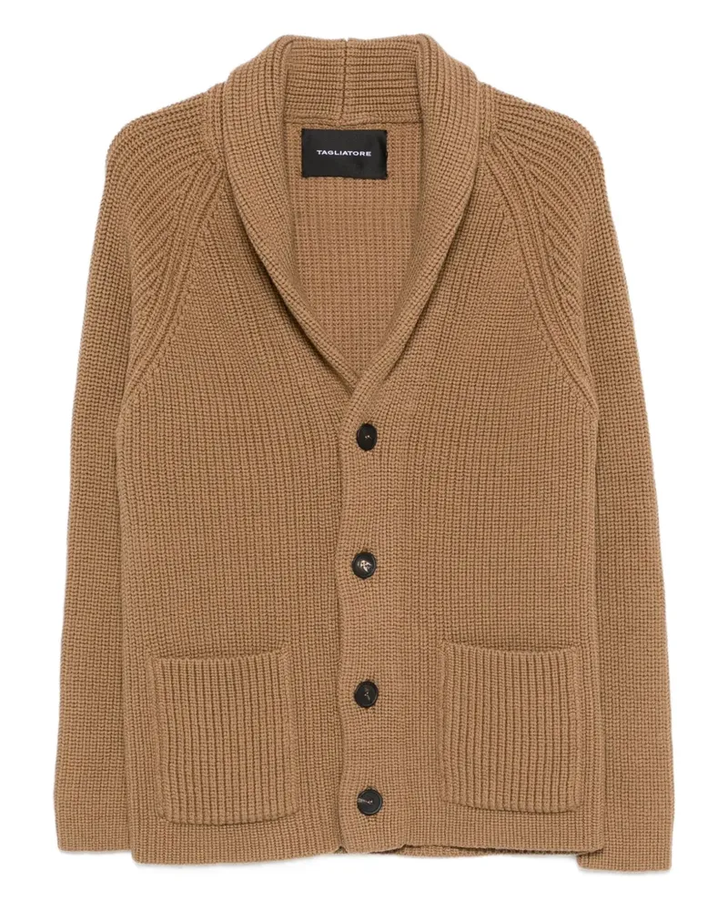 Tagliatore Geknöpfter Cardigan - Braun Braun