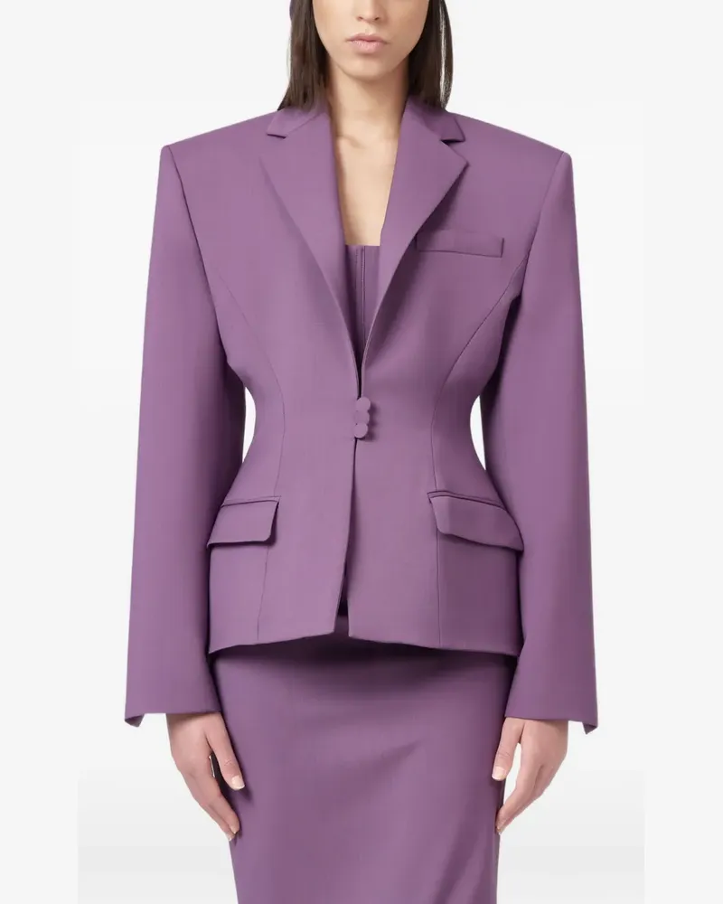 Giuseppe di Morabito Jacke mit Sanduhr-Silhouette - Violett Violett