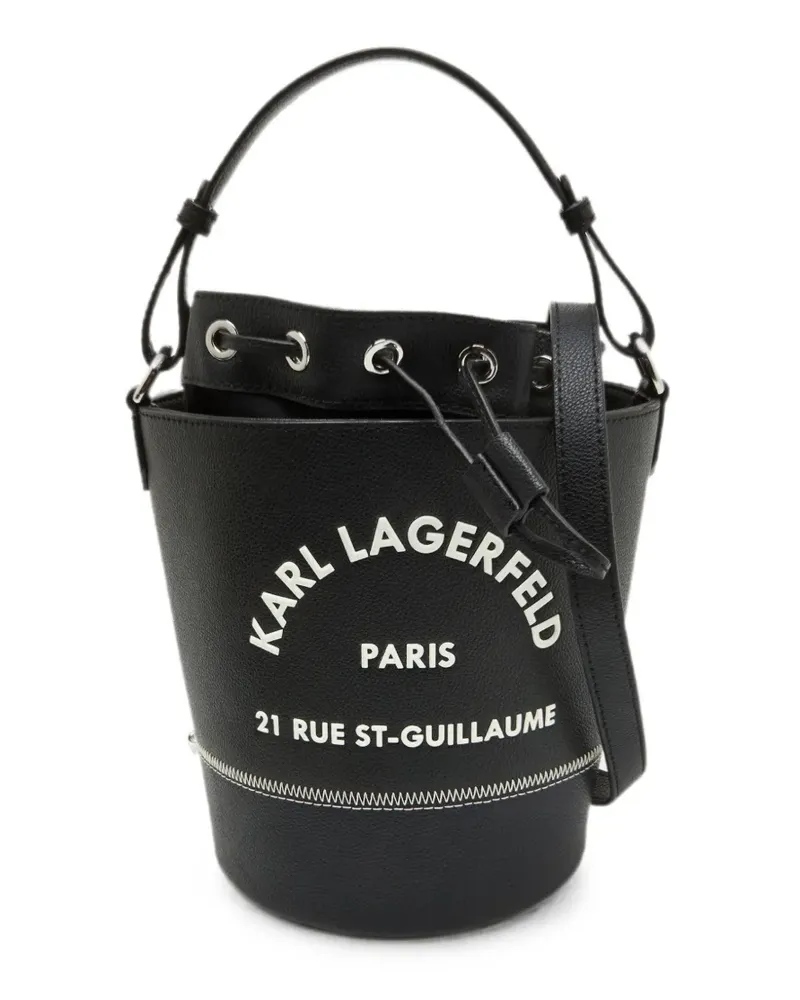 Karl Lagerfeld Rue St-Guillaume bucket bag - Schwarz Schwarz