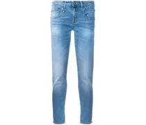Cropped-Jeans mit schmalem Schnitt