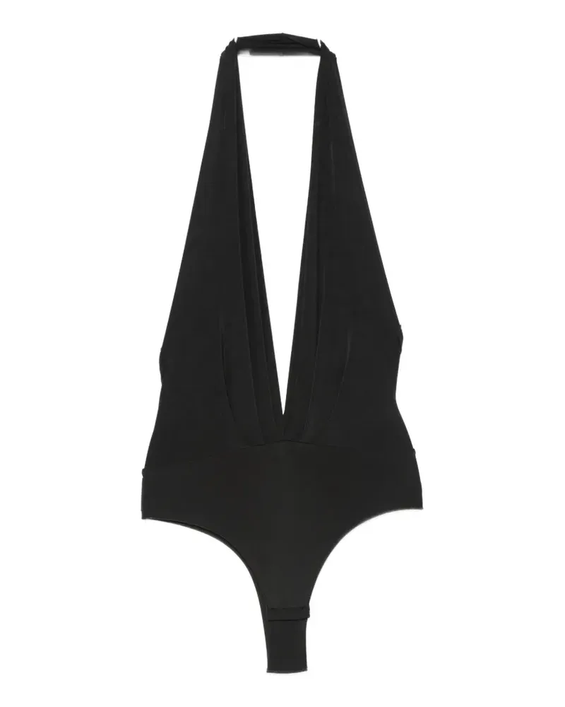 ANDAMANE Zendaya halterneck bodysuit - Schwarz Schwarz