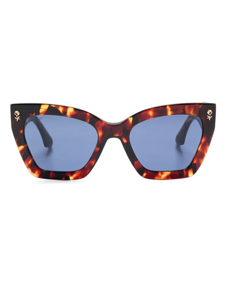 Etro Sonnenbrille mit Butterfly-Gestell - Braun Braun