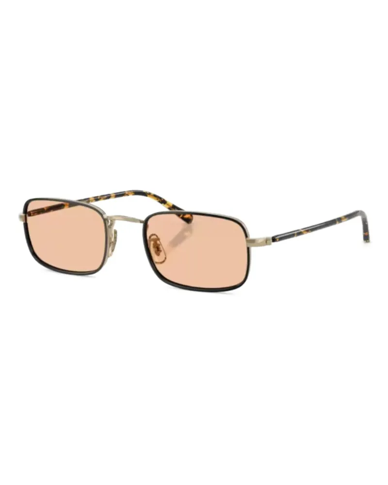 Oliver Peoples 직사각 프레임 선글라스 - Gold Gold