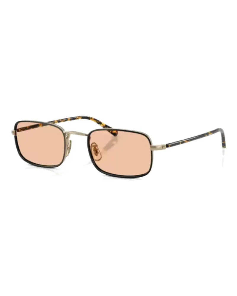 Oliver Peoples rectangular patterned sunglasses - Gold Gold