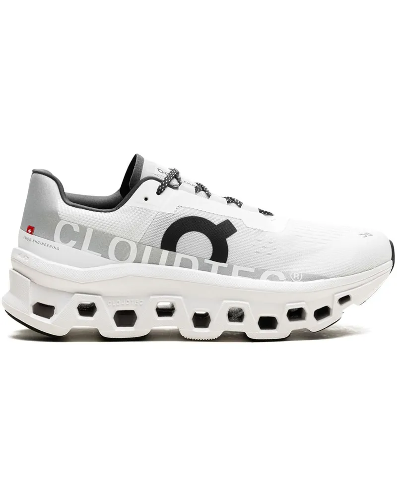 ON Cloudmonster All White Sneakers - Weiß Weiß