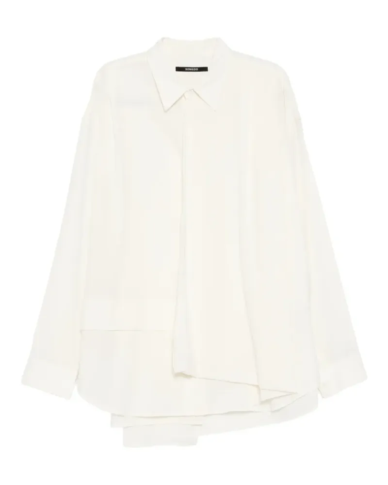 SONGZIO Hemd im Layering-Look - Nude Nude