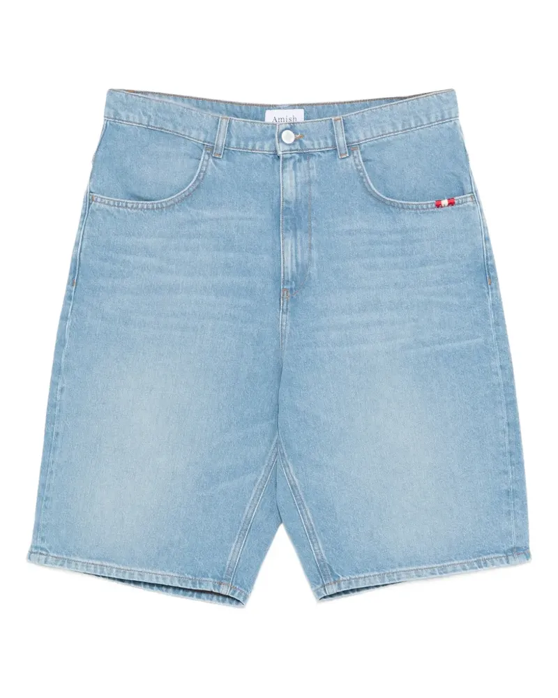 Amish Tommy Jeans mit Gürtelschlaufen - Blau Blau