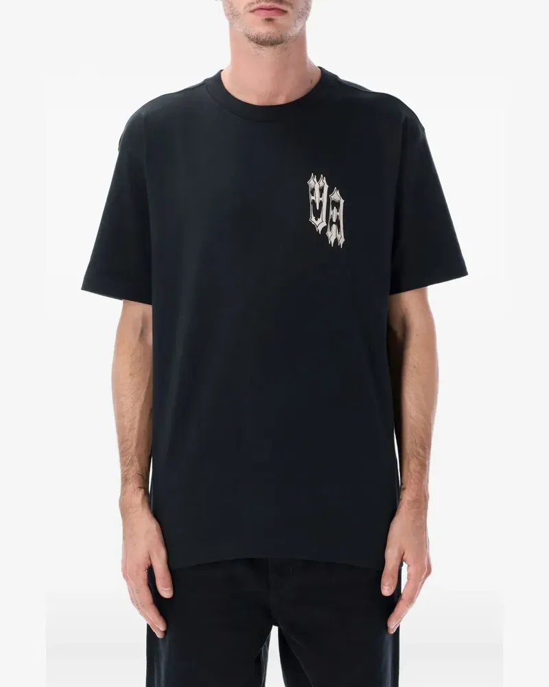 RVCA T-Shirt mit Totenkopf-Print - Schwarz Schwarz