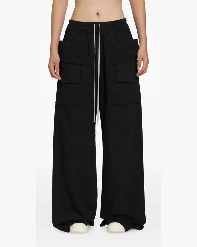 DRKSHDW by Rick Owens Creatch pocket-detail cargo pants - Schwarz Schwarz