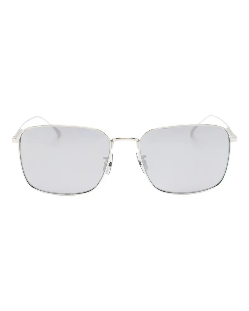 Maui Jim Kahako Sonnenbrille mit eckigem Gestell - Silber Silber