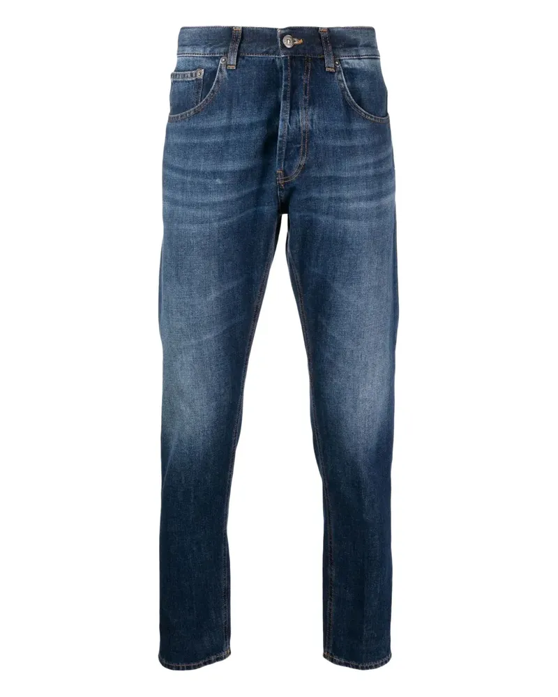 Dondup faded-effect five-pocket jeans - Blau Blau