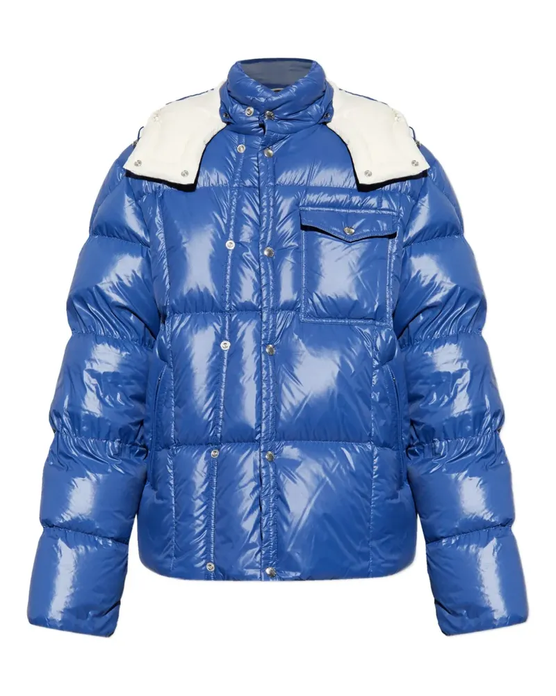 Moncler Gesteppte Kapuzenjacke - Blau Blau