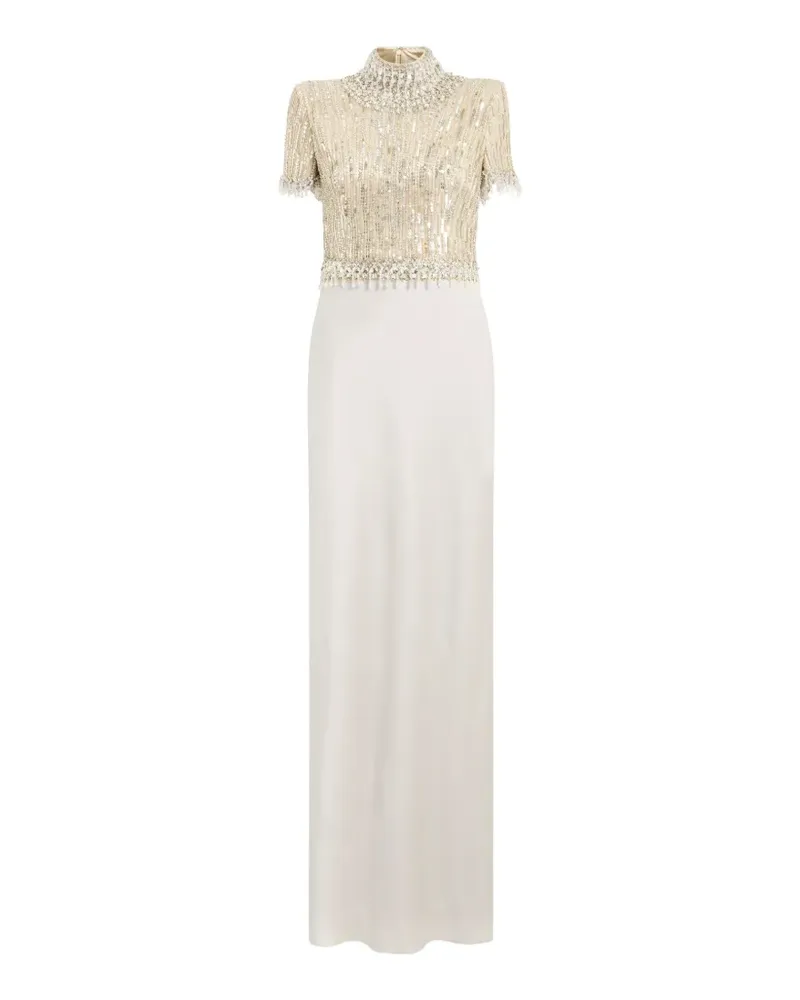 Jenny Packham Trinity Maxikleid - Nude Nude